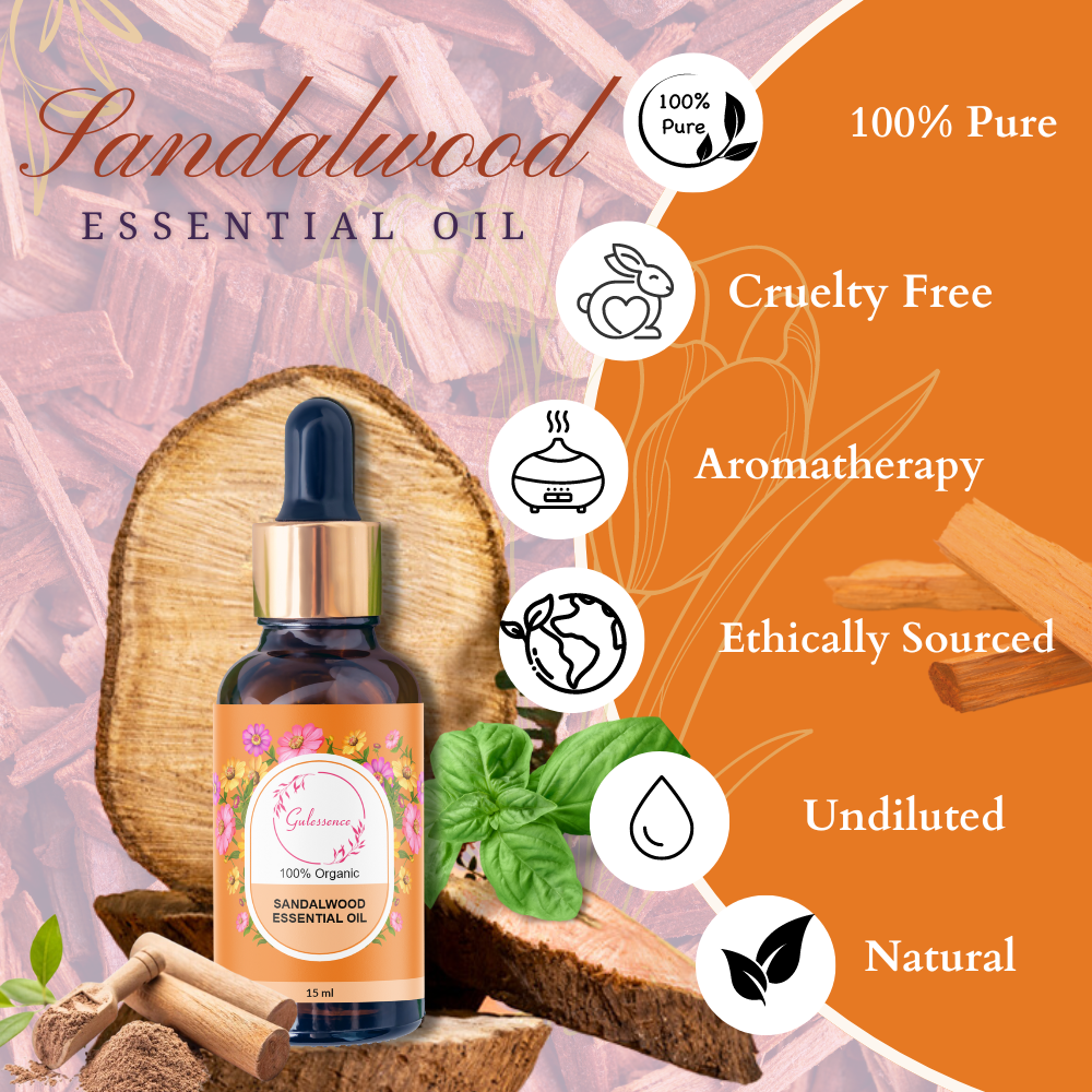 Sandalwood Essential Oil | Essential Oil | Gulessence - Gulessence
