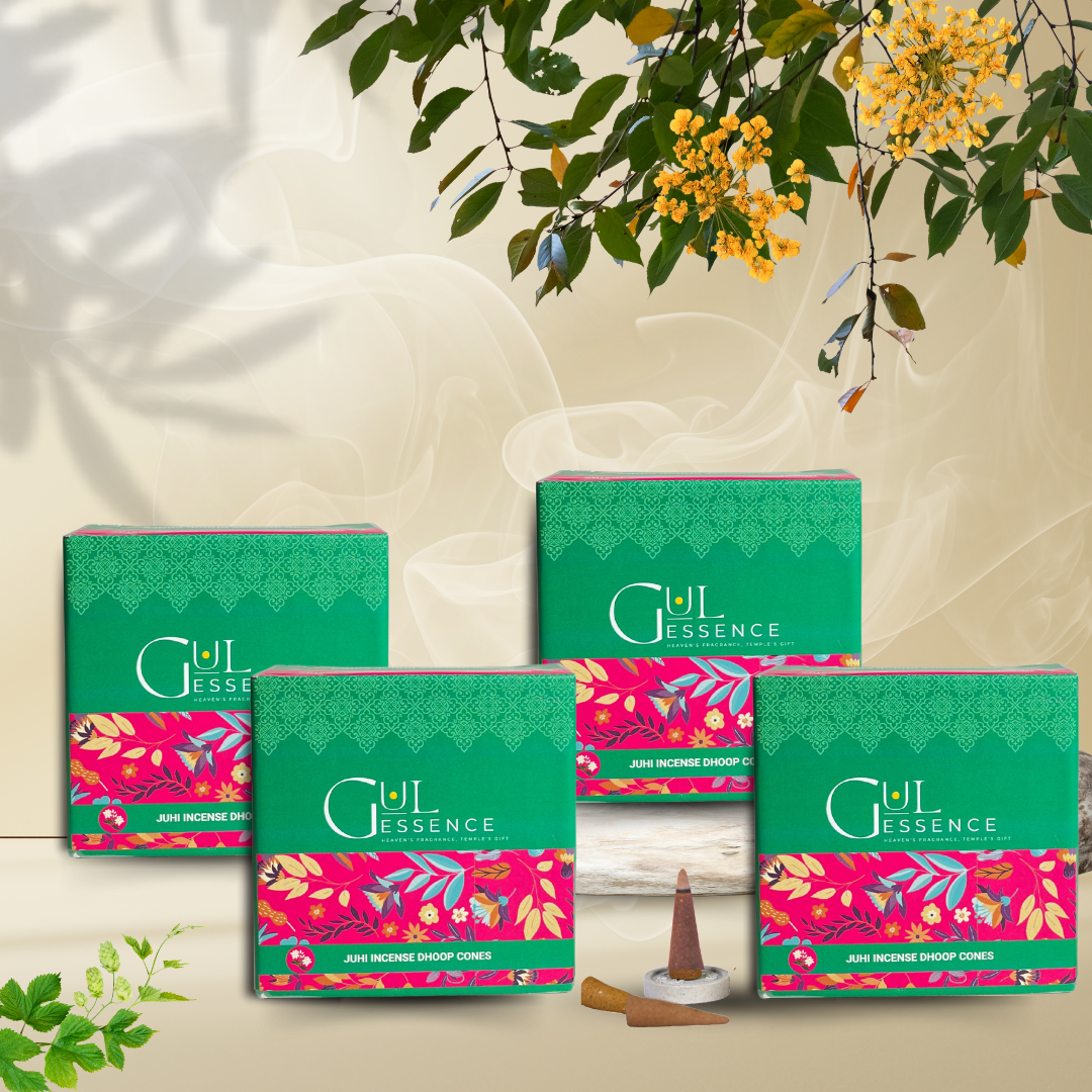 Juhi Dhoop Cones | Made from Temple Flower | Gulessence - Gulessence