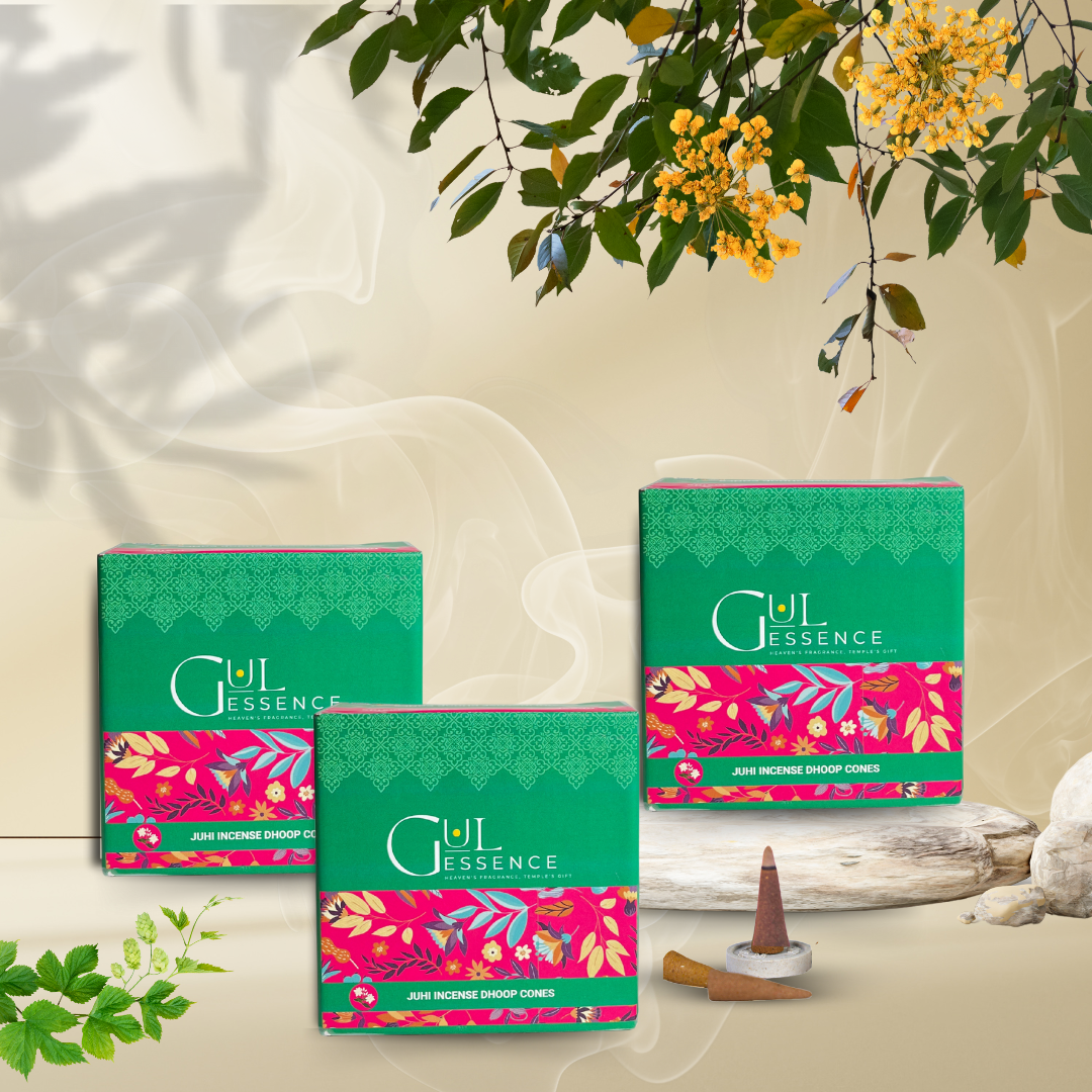 Juhi Dhoop Cones | Made from Temple Flower | Gulessence - Gulessence