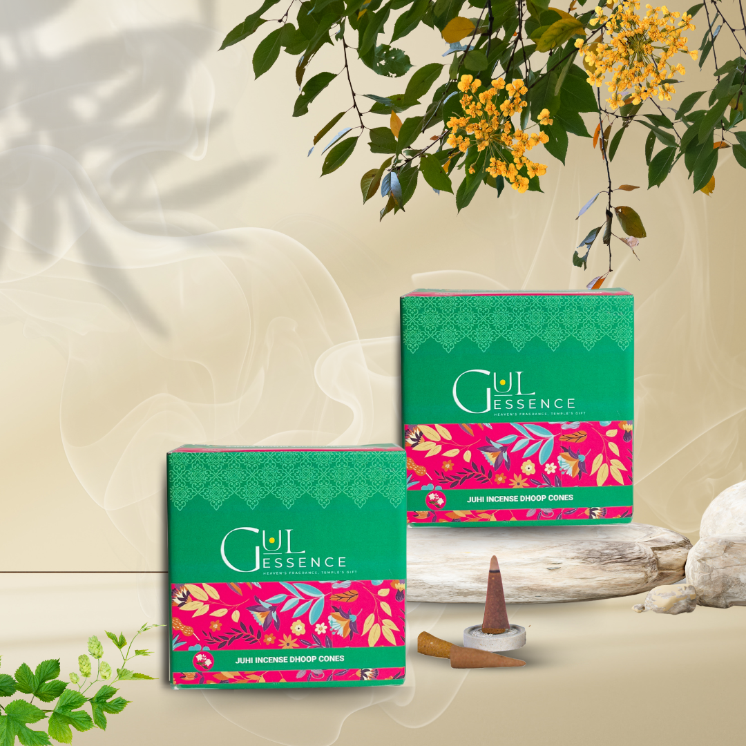 Juhi Dhoop Cones | Made from Temple Flower | Gulessence - Gulessence