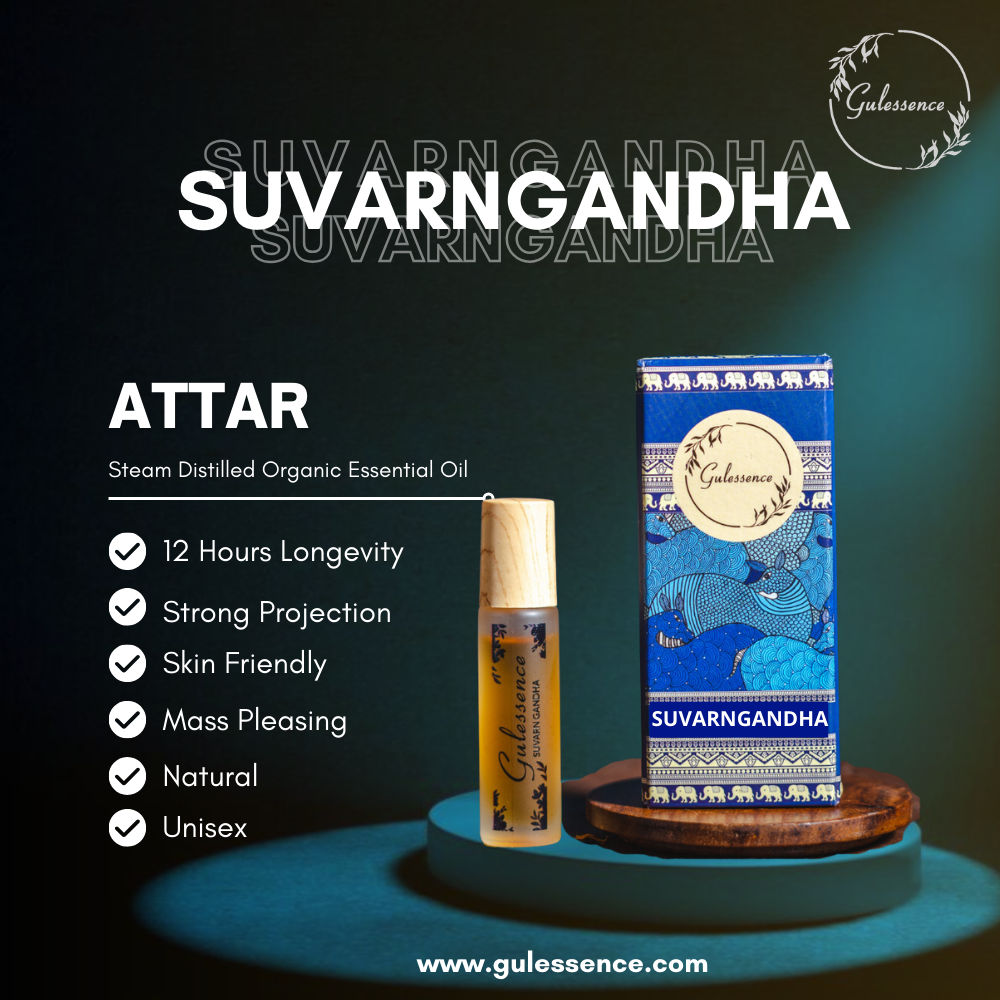 Suvarn Gandha Roll On Perfume | Roll-On Attar | Gulessence - Gulessence