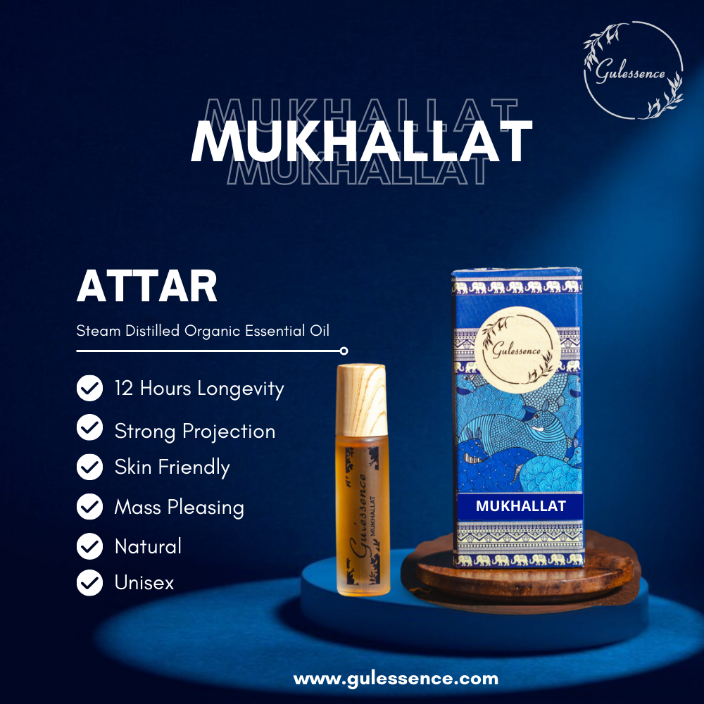 Mukhallat | Roll-On Attar | Gulessence - Gulessence