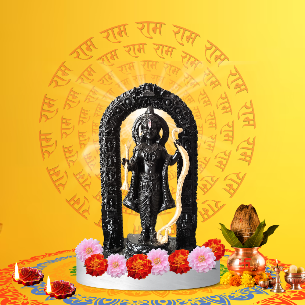 Shri Ram Lalla Goddess Statue | 5 Inch| Gulessence - Gulessence