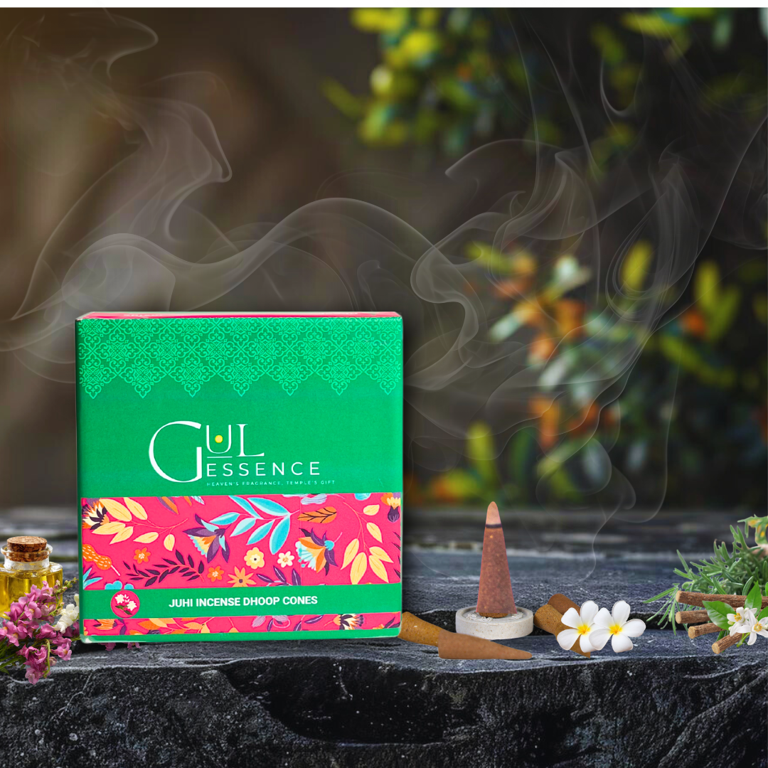 Juhi Dhoop Cones | Made from Temple Flower | Gulessence - Gulessence