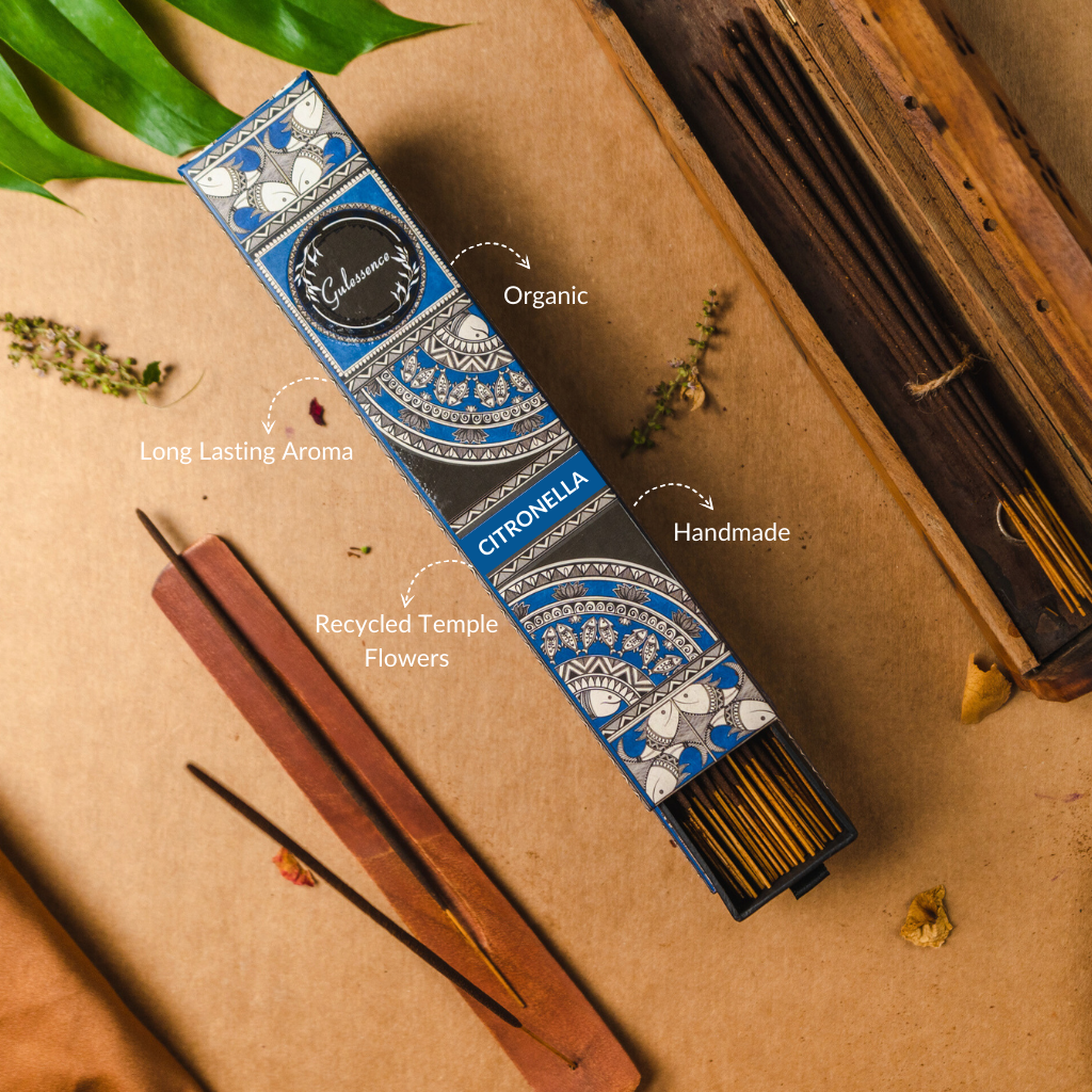 Citronella Incense Sticks | Aroma Desi | Gulessence - Gulessence