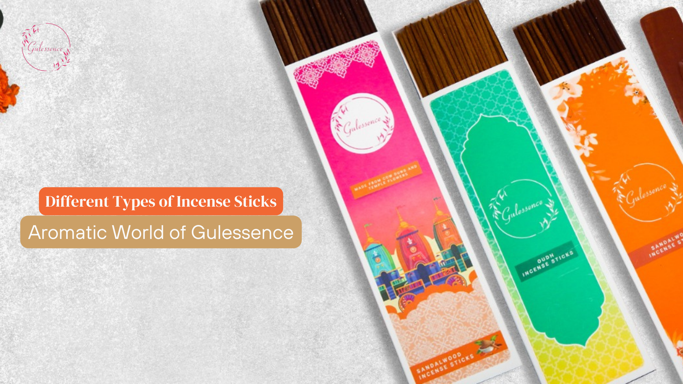 Organic incense sticks