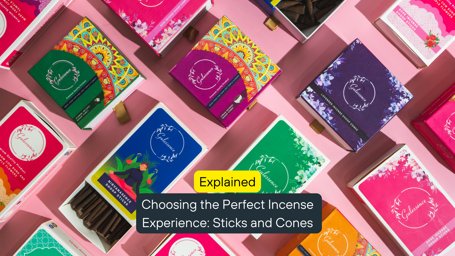 Choosing the Perfect Incense Experience: Sticks and Cones - Explained