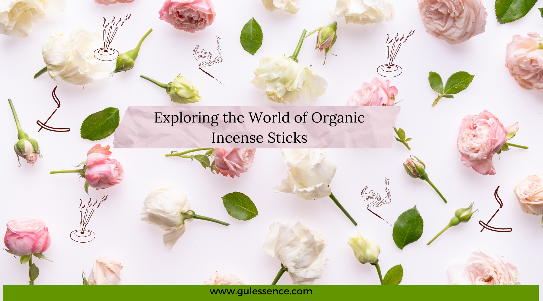 Organic incense sticks