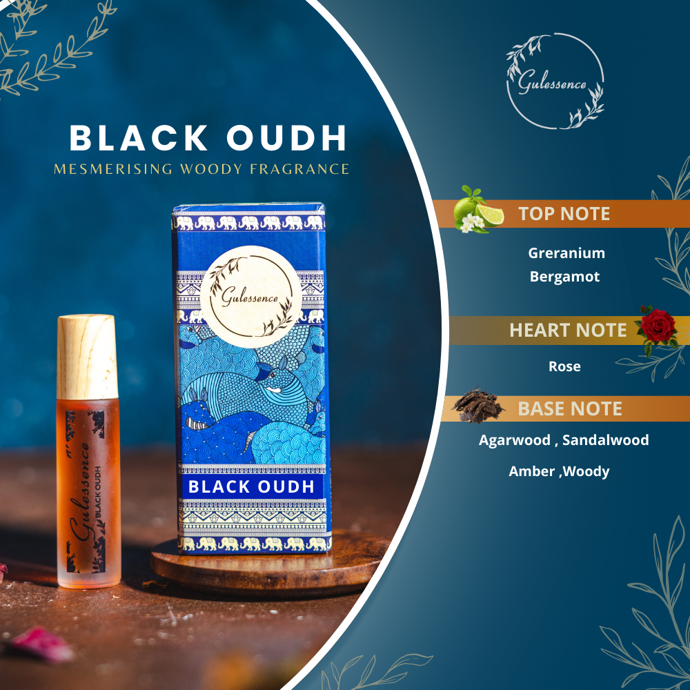 Black Oudh | Roll-On Attar | Gulessence