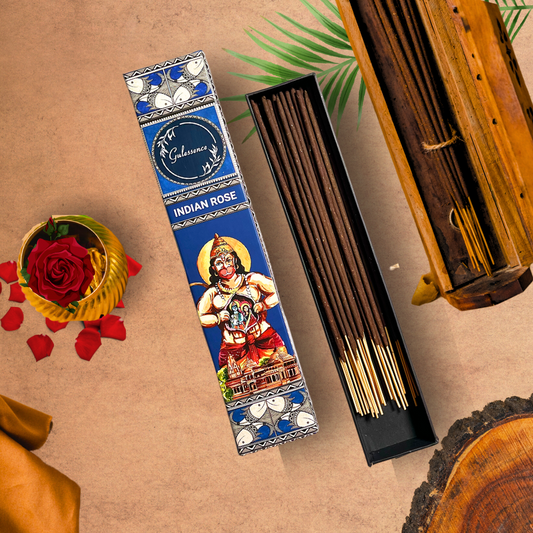 Rose Incense Stick | Made from Temple Flower | Ayodhya Collection | Gulessence - Gulessence