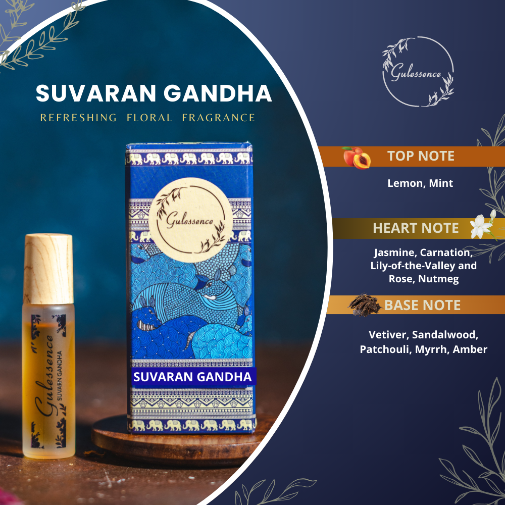 Suvarn Gandha Roll On Perfume | Roll-On Attar | Gulessence