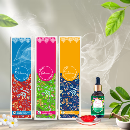 Gulessence Mosquito Repellent Incense Stick Set