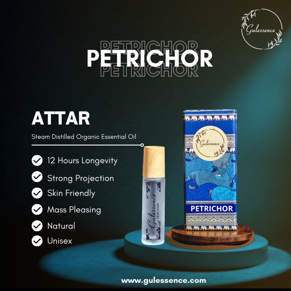 Petrichor Roll On Perfume | Roll-On Attar | Gulessence