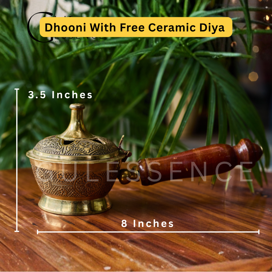 Brass Dhoop Dhooni| Dhooni | Gulessence - Gulessence