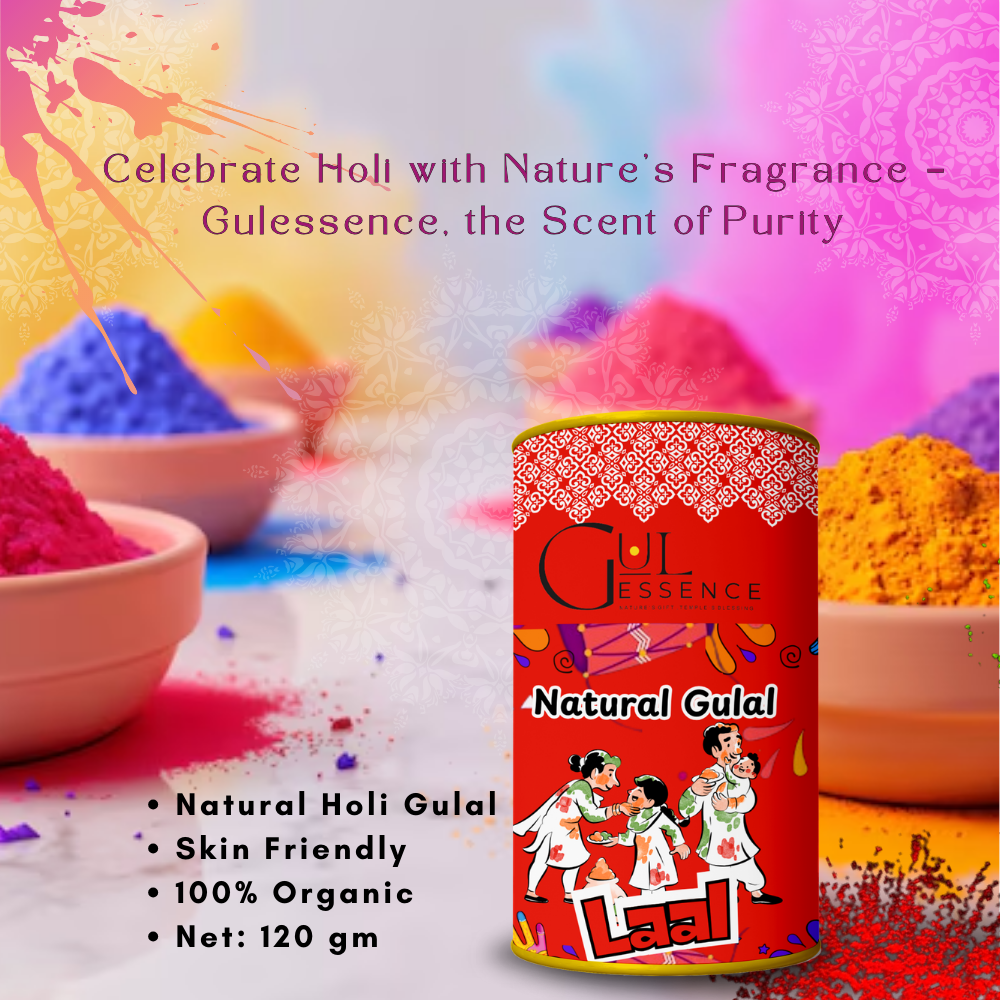 Pack of 4 -Natural Organic Holi Colours | Gulessence Holi Collection - Gulessence
