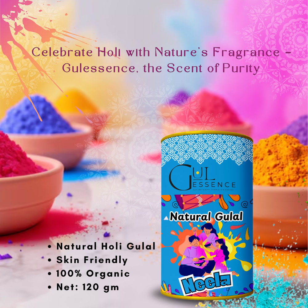 Natural Organic Holi Colours -Orange | Gulessence Holi Collection - Gulessence