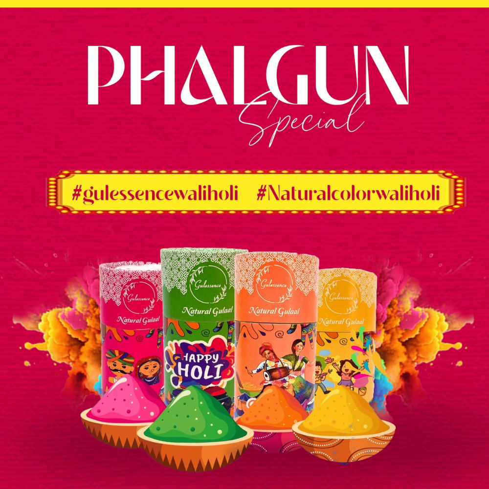 Phalgun Special | Natural Organic Holi Colours | Gulessence Holi Collection - Gulessence