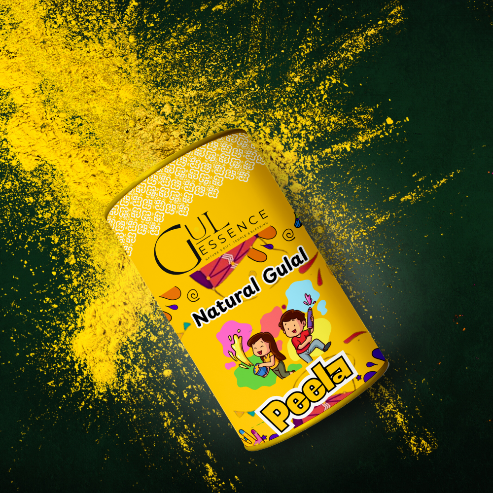 Natural Organic Holi Colours -Yellow | Gulessence Holi Collection - Gulessence