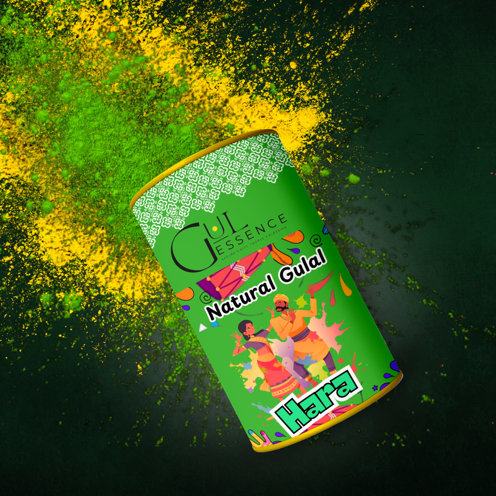 Natural Organic Holi Colours -Hara | Gulessence Holi Collection - Gulessence