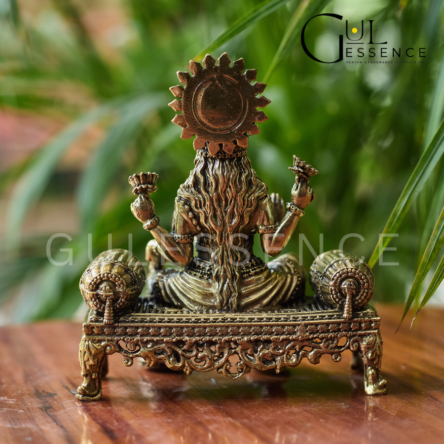 Goddess Laxmi Ji Brass Idol for Home &amp; Office – Vastu &amp; Prosperity Guide | Gulessence - Gulessence