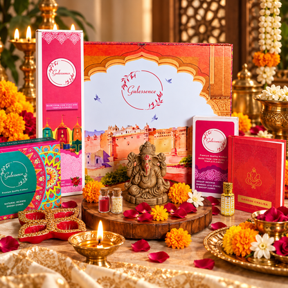 Ganesh Ji Eco Gift Set | Plantable Ganapati Puja Box Online - Gulessence