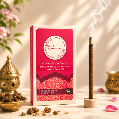 Guggal Dhoop Sticks | Bamboo less Dhoop Sticks | Gulessence - Gulessence