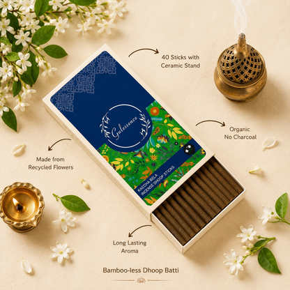 Kacha Bela Dhoop Sticks | Bambooless | Gulessence - Gulessence