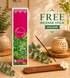 Eucalyptus Incense Sticks With Free Incense Holder| Made from Temple Flower | Gulessence