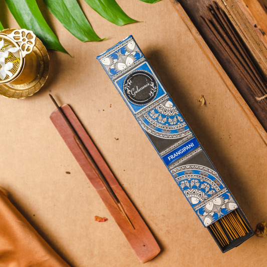 Firangipani Incense Sticks | Aroma Desi | Gulessence - Gulessence