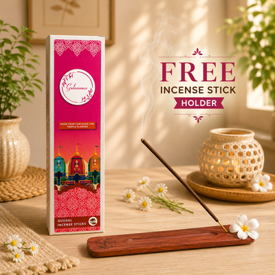 Guggal Incense Sticks for Pooja & Havan | Charcoal-Free | Gulessence