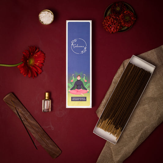 Nirvanasence Incense Sticks | Made from Temple Flower | Gulessence - Gulessence