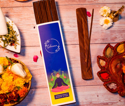 Nirvanasence Incense Sticks | Made from Temple Flower | Gulessence - Gulessence