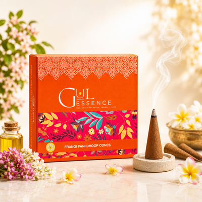 Firangipani Dhoop Cones | Made from Temple Flower | Gulessence