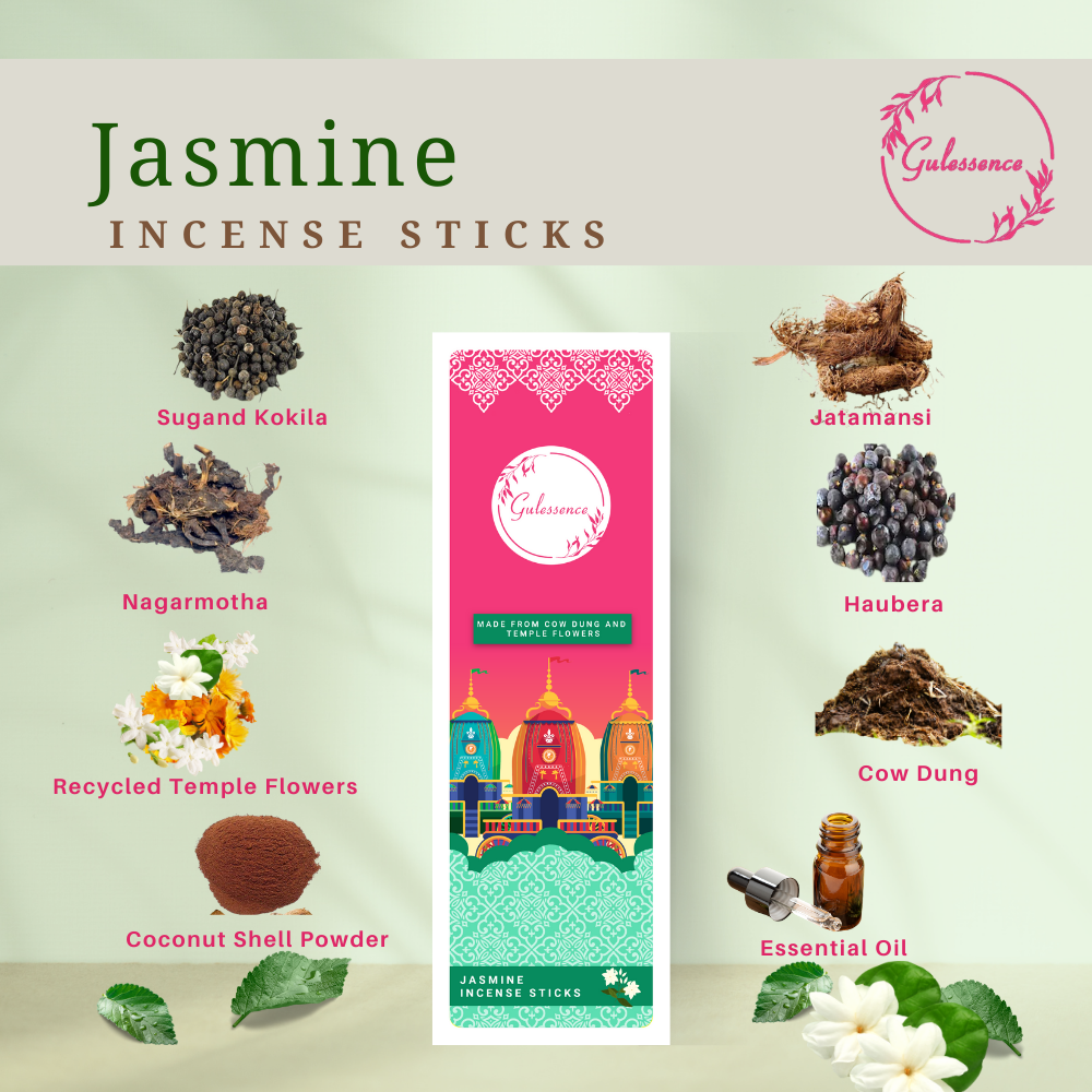 Ingredients of Jasmine Incense Sticks
