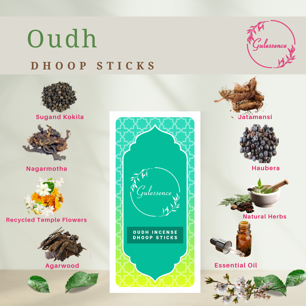 Ingredients of Oudh Dhoop Sticks