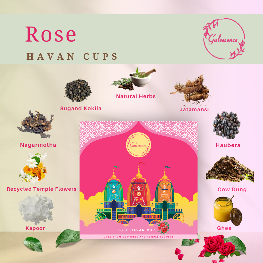 Ingredients of Rose Havan Cups