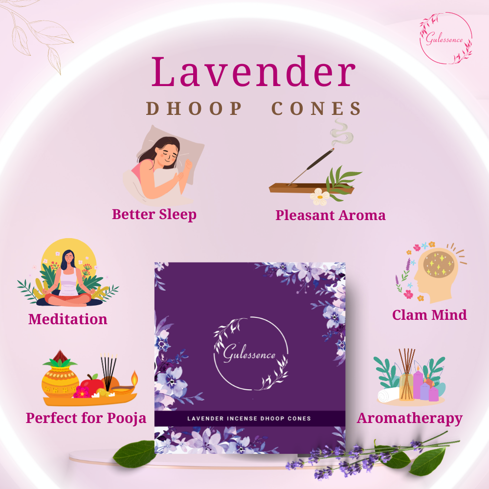 Uses of Lavender Dhoop Cones