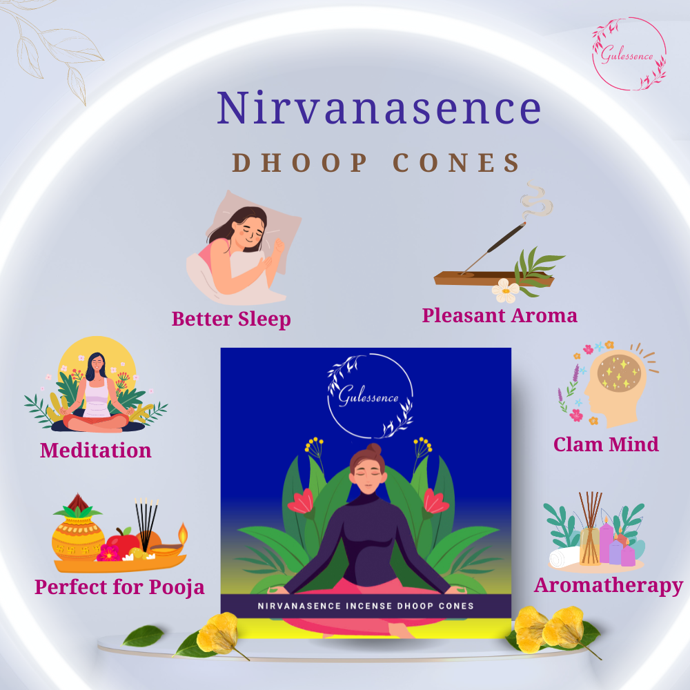 Uses of Nirvanasence Dhoop Cones