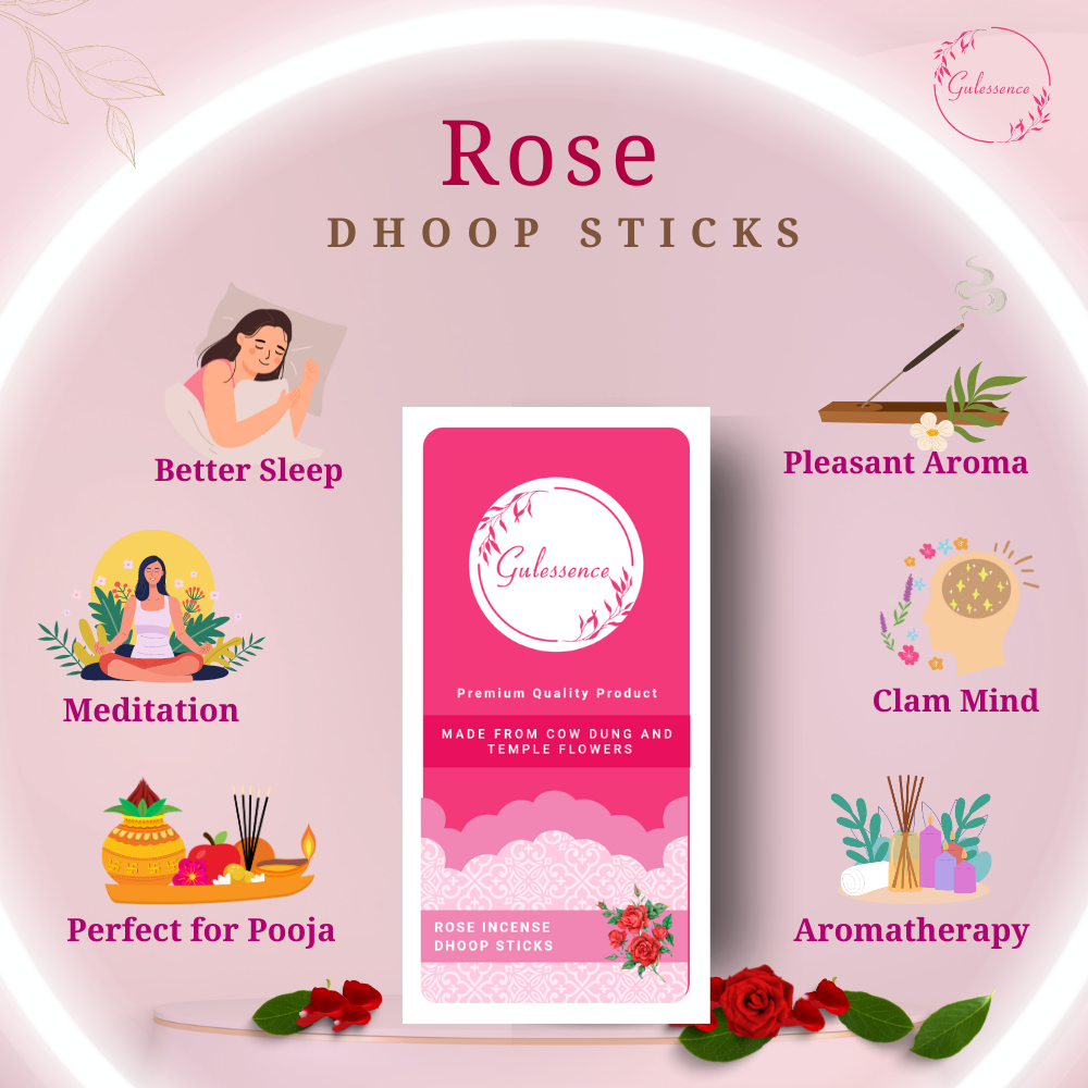 Uses of Rose Dhoop Sticks