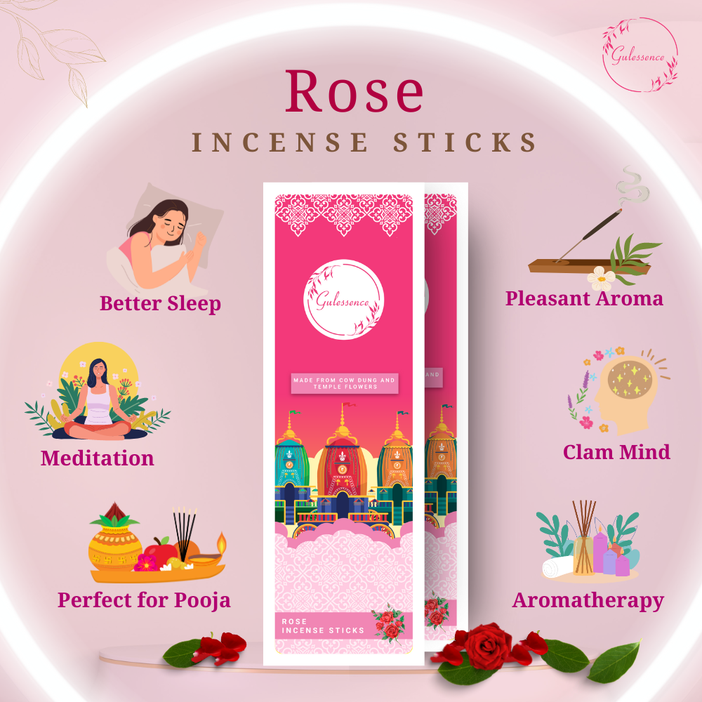 Uses of Rose Incense Sticks
