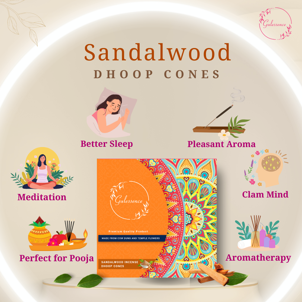 Uses of Sandalwood Dhoop Cones 